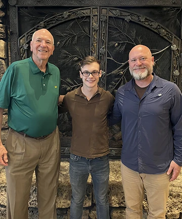 Chris Waller Memorial Scholarship recipient Ethan Herman 